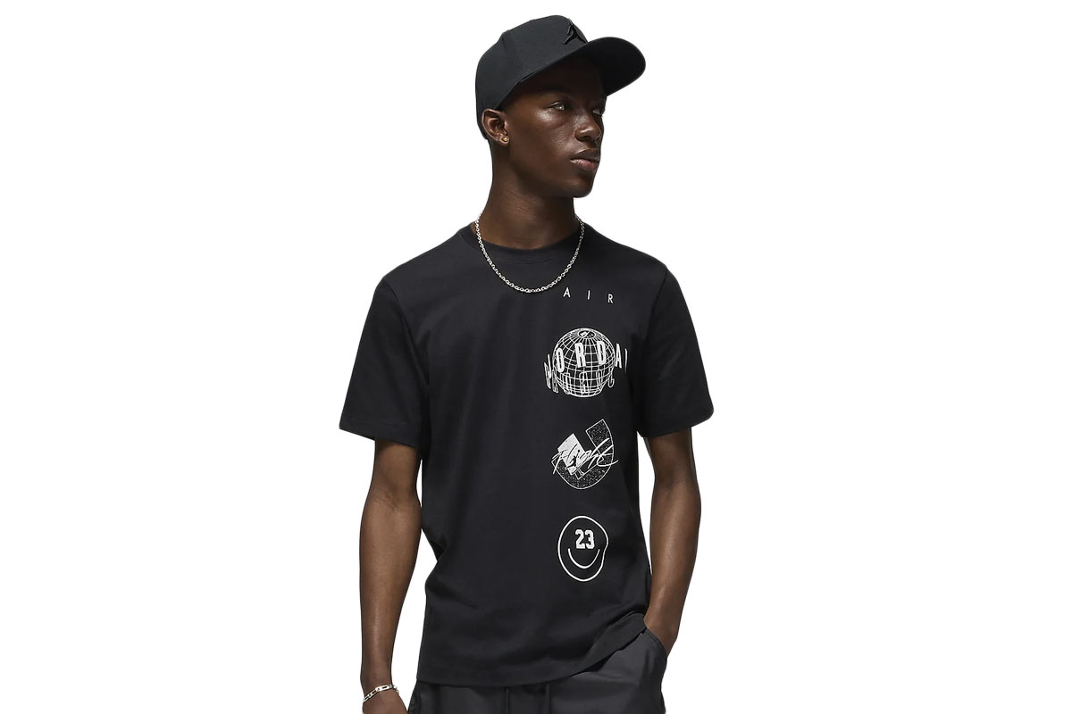 ブランドロゴSTACKS Tシャツ ジョーダン 【FN6028-010】 バスケ tシャツ 半袖 2024/7/11 ■