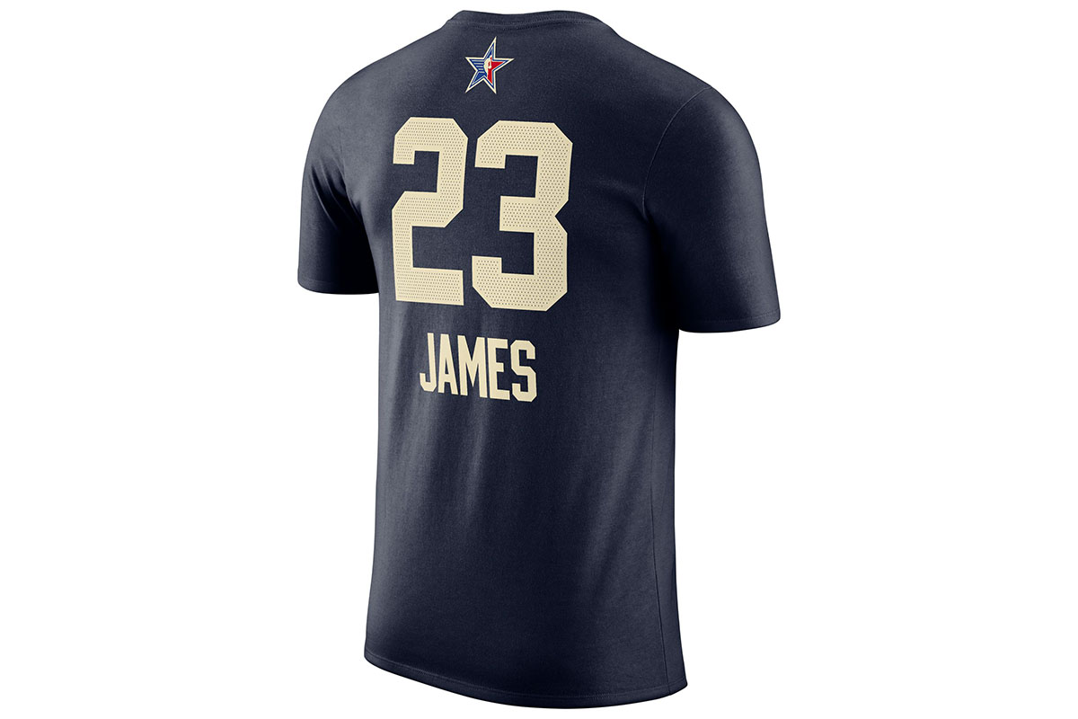 NBA オールスターウィークエンドエッセンシャルTシャツ レブロン・ジェームズ ＃23 ナイキ 【FQ6449-419】 バスケ tシャツ 半袖 2024/4/30 ▲■