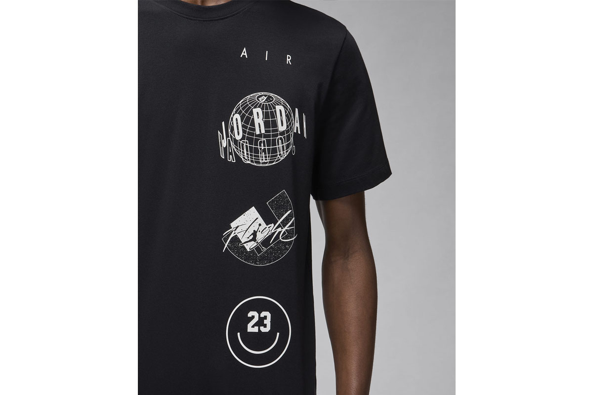 ブランドロゴSTACKS Tシャツ ジョーダン 【FN6028-010】 バスケ tシャツ 半袖 2024/7/11 ■